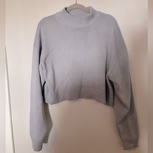 Aritzia Cropped Knit Sweater